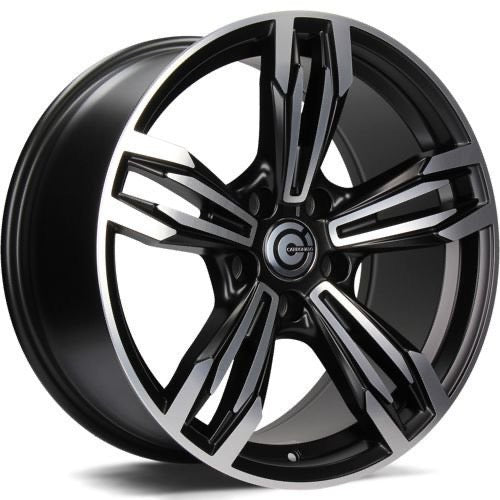 JANTA ALIAJ CARBONADO DYNAMITE 8X17 5X120 ET30 MATT BLACK FRONT POLISHED