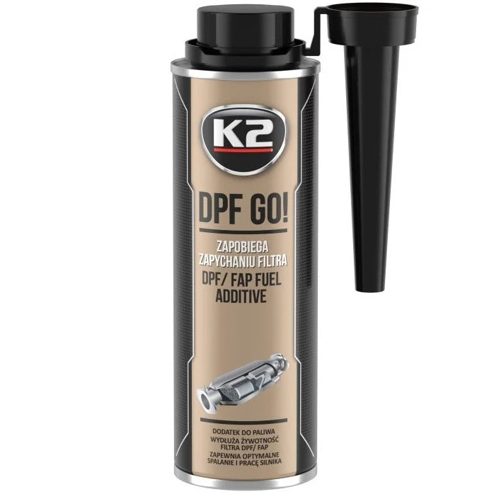 K2 DPF GO! Aditiv Combustibil Diesel Curatat Filtru Particule 250ML T319