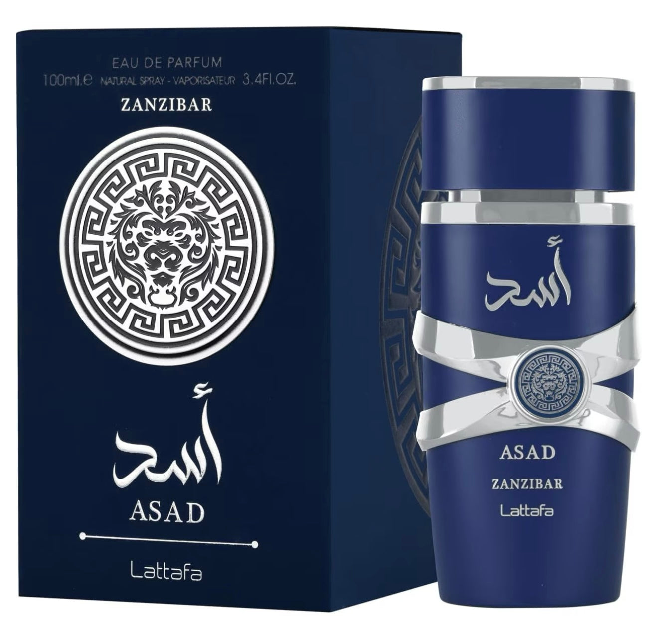 Apa de parfum Lattafa Asad Zanzibar, Unisex, 100 ml