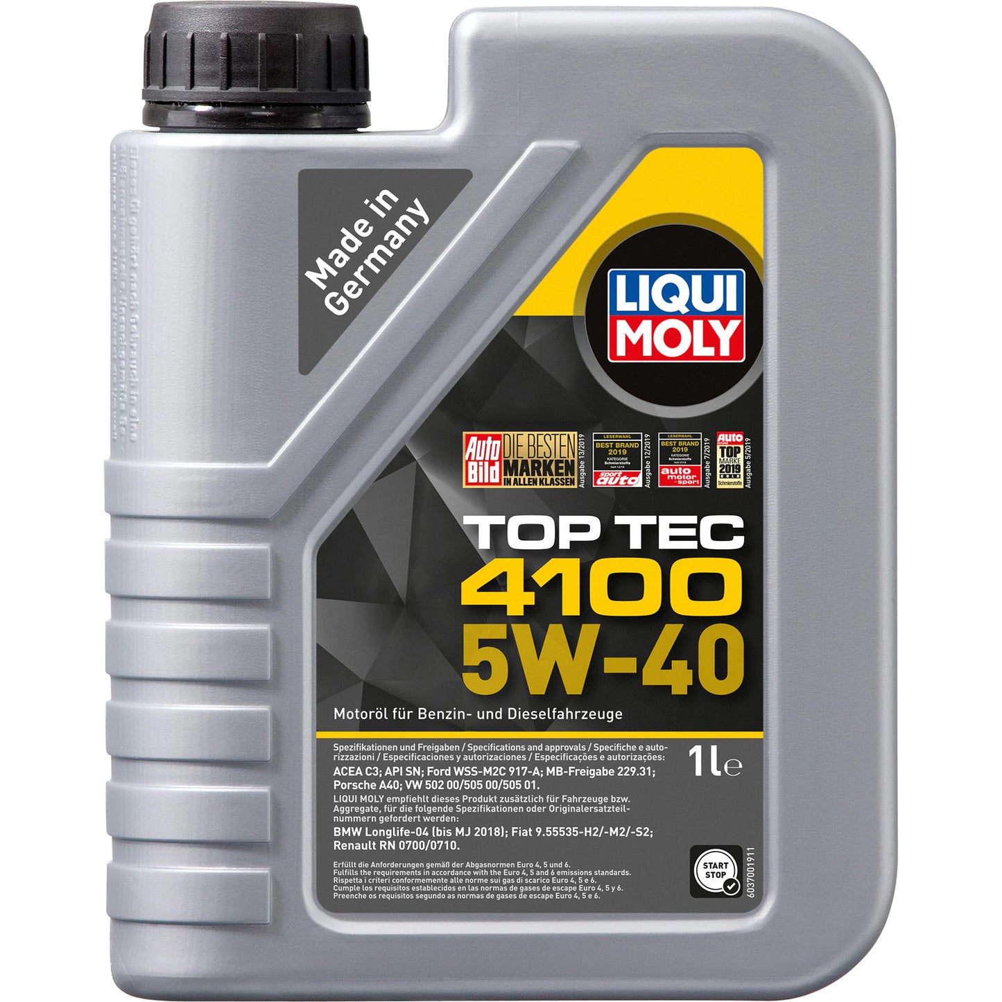 Ulei de motor Liqui Moly Top Tec 4100 5W-40, 1L