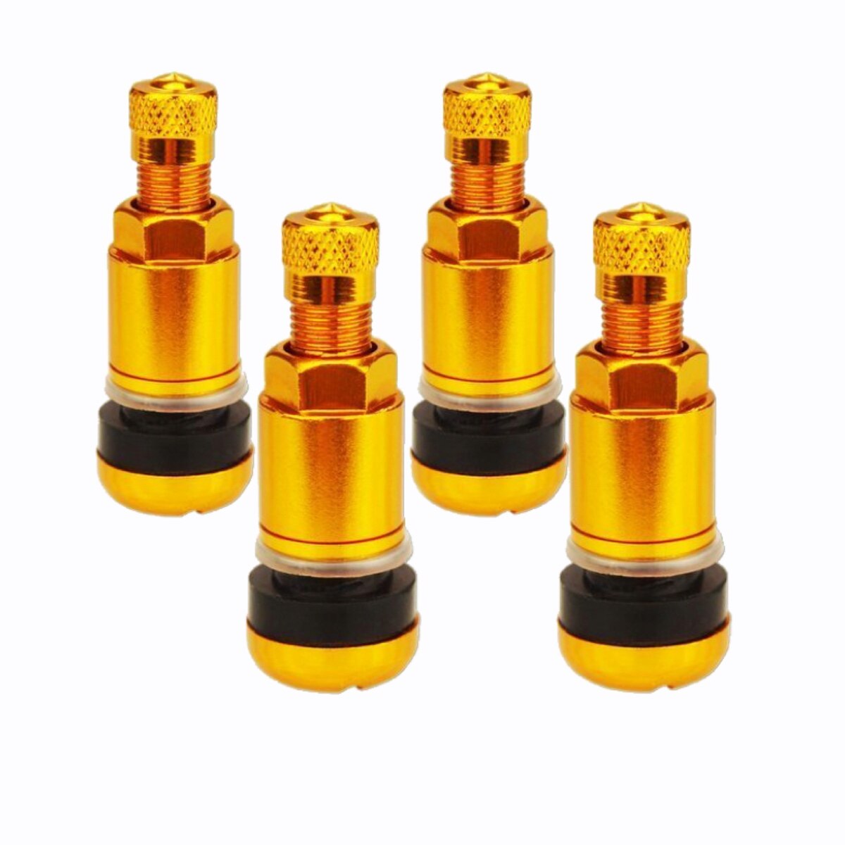 Set valve metal MS-525, 4 buc, auriu