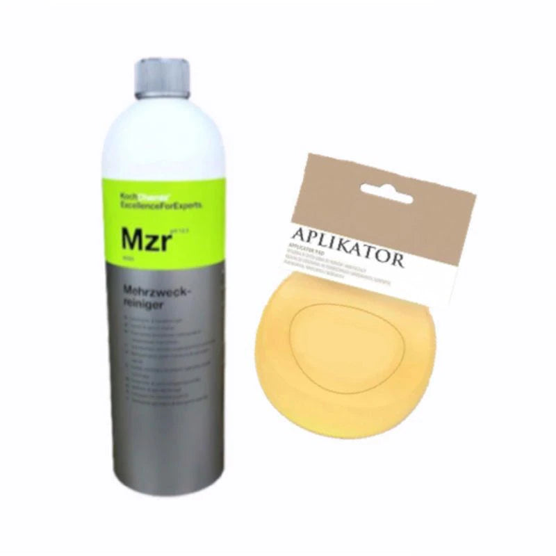 Pachet Solutie curatare generala Koch Chemie Mehrzweckreiniger, Mzr, 1L si Burete Profesional aplicator