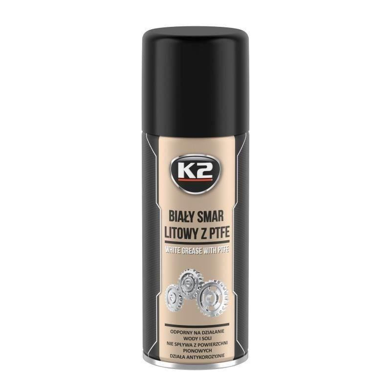 Spray vaselina cu Litiu si PTFE, teflon, alba, 400ml Bialy Smar Litowy W121 K2