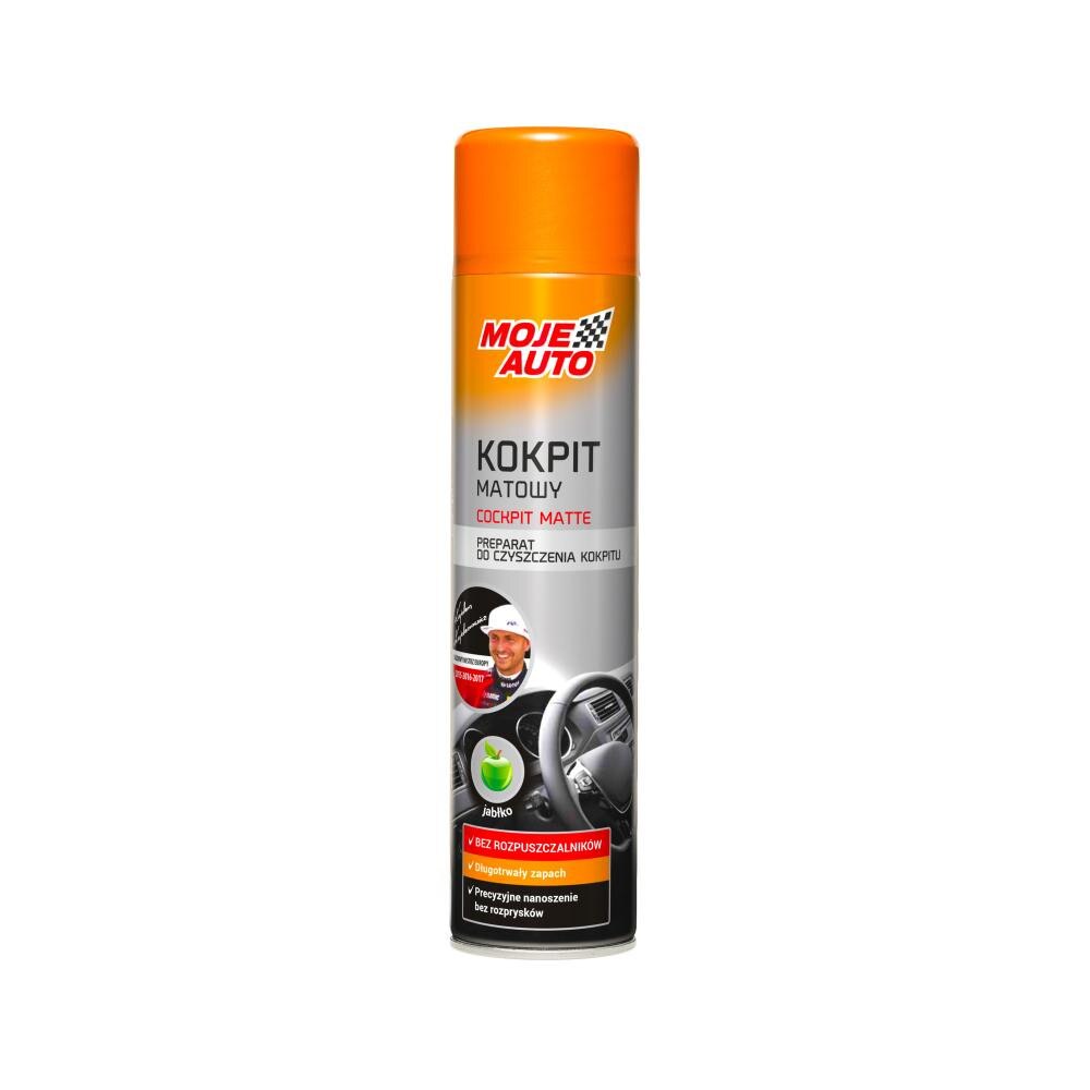 Spray curatare si intretinere bord lucios Moje Auto, 600ML, Mar