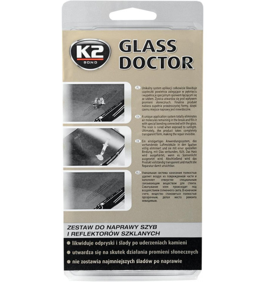 Set reparatie geamuri auto K2 Glass Doctor