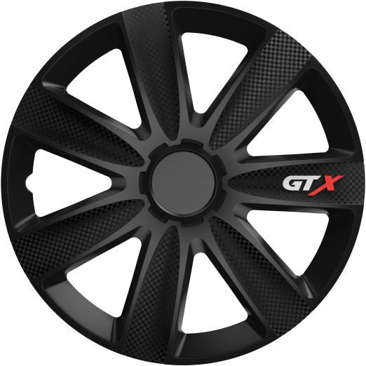 SET 4 CAPACE ROTI MODEL GTX CARBON BLACK 14"