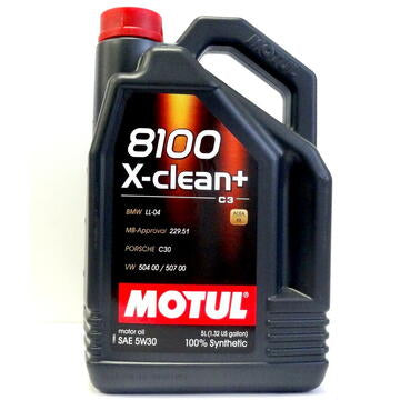 Ulei motor Motul 8100 X-clean plus, 5W30, 5L