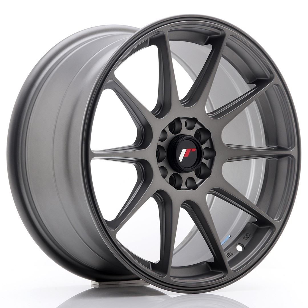 JR Wheels JR11 15x8 Gloss Light Gunmetal