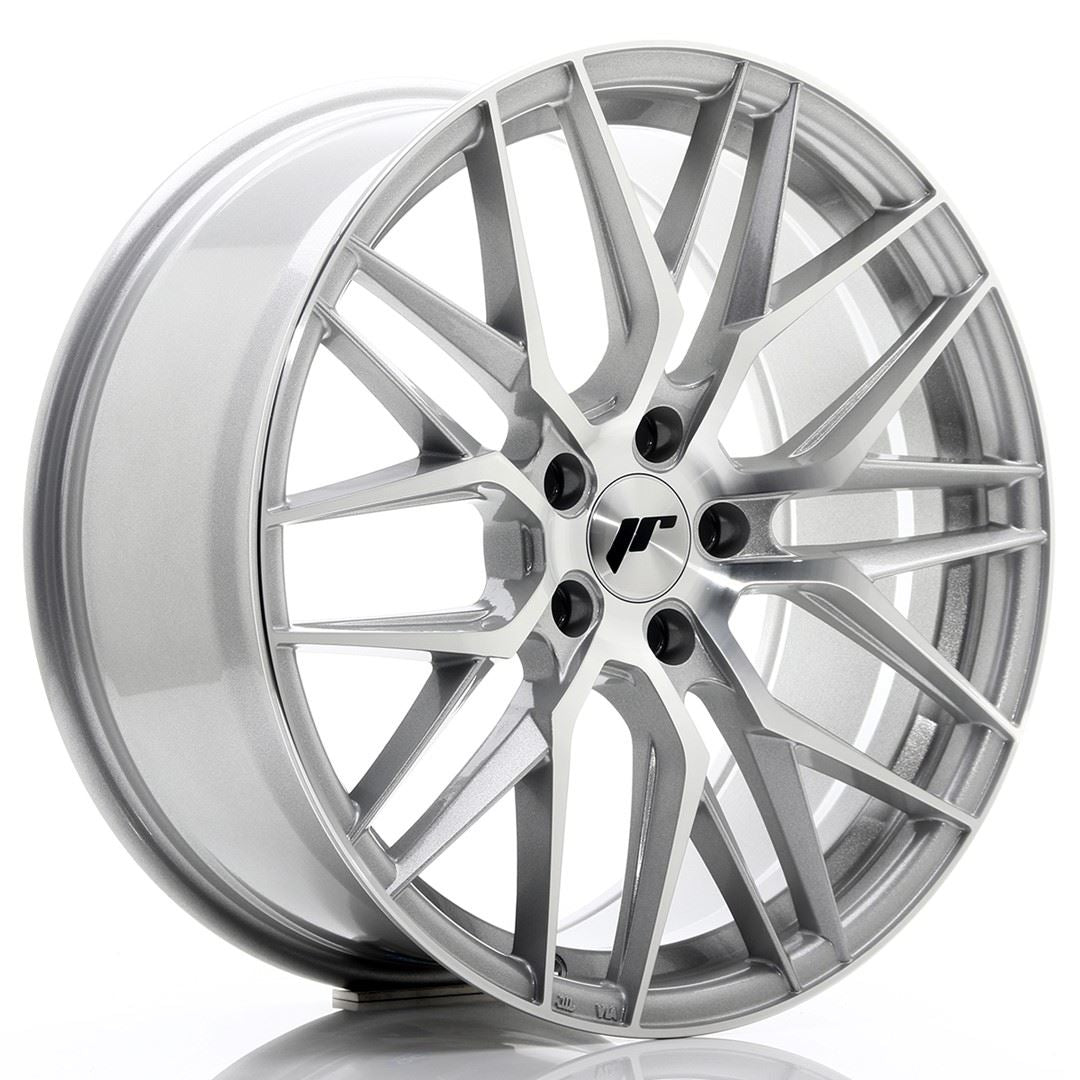 JR Wheels JR28 16x7 ET25 4x100 Silver Machined Face
