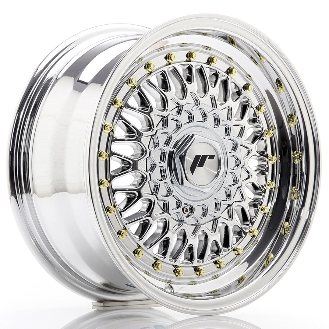 JR Wheels JR9 15x9 ET10 4x100/108 Chrome