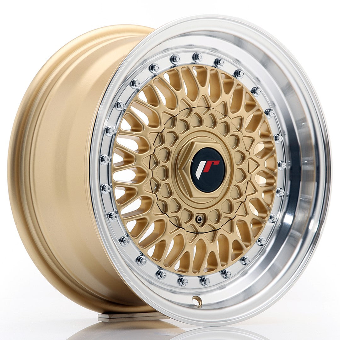 JR Wheels JR9 17x7,5 ET20 4x100/108 Gold w/Machined Lip