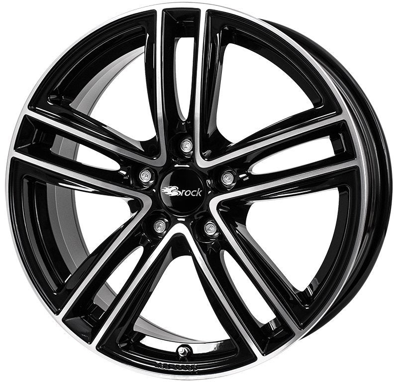 RC DESIGN RC27 16, 6.5, 5, 100, 40, 57.1, Schwarz Glanz Voll-Poliert,