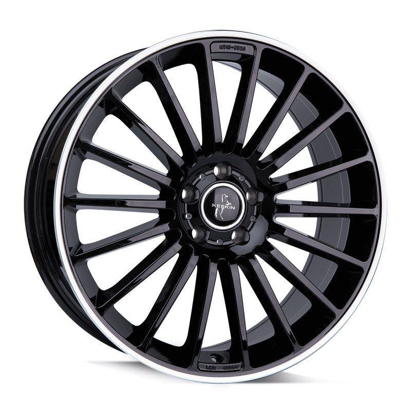 Keskin Tuning KT15 17, 7, 5, 114.3, 40, 72.6, black lip polish,