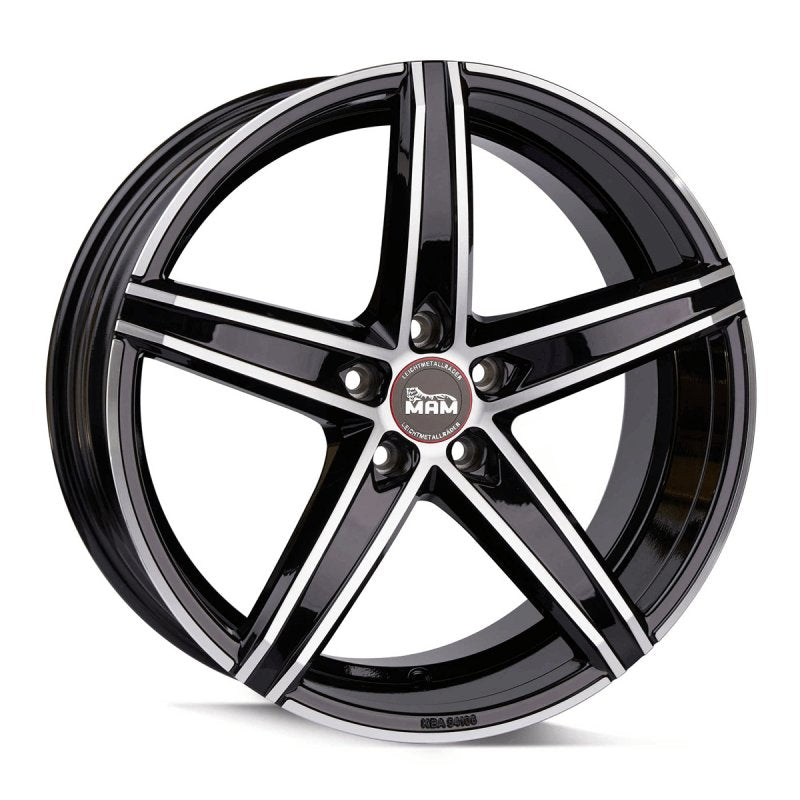 MAM Felgen OX-18 19, 8.5, 5, 112, 30, 66.6, BLACK FRONT POLISH,