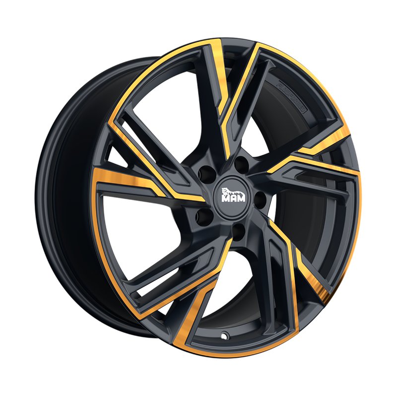 MAM Felgen RS5 18, 8, 5, 108, 40, 72.6, MATT BLACK FRONT COPPER,