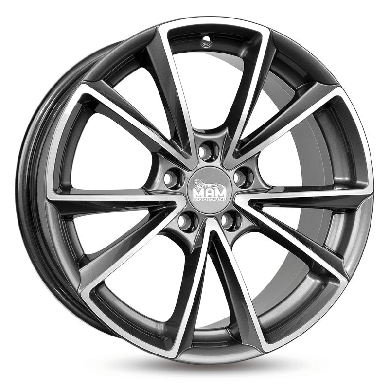 MAM Felgen A5 18, 8, 5, 112, 45, 66.6, PALLADIUM FRONT POLISH,