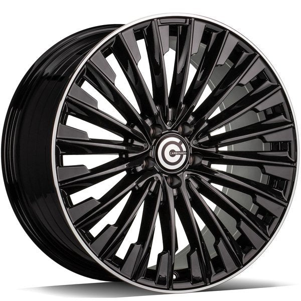 Janta aliaj Carbonado Action 9.5x20 5x112 et40 Black Glossy Lip Polished