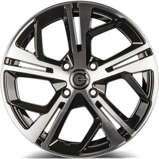 Janta aliaj Carbonado ANGERS 7x16 4x108 et20 Czarne Polerowany Front