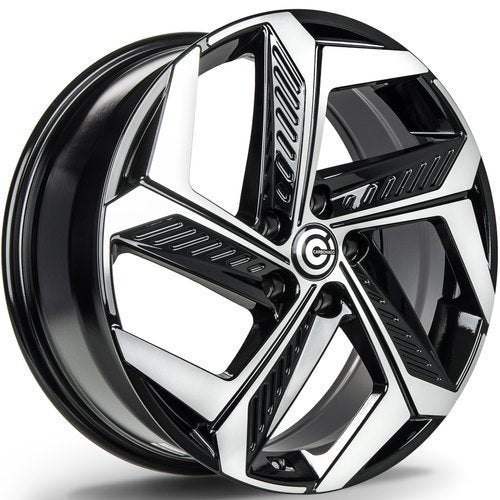 Janta aliaj Carbonado Arctic 7x18 5x114.3 et50 Black Front Polished