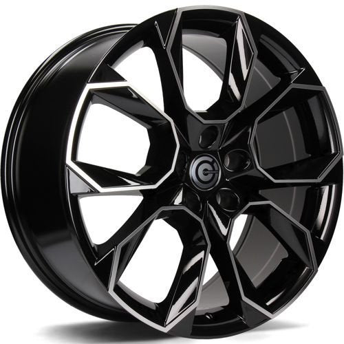 Janta aliaj Carbonado Beast 7x17 5x112 et43 Black Front Polished