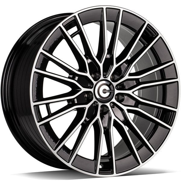 Janta aliaj Carbonado Brawl 9.5x20 5x112 et45 Black Front Polished