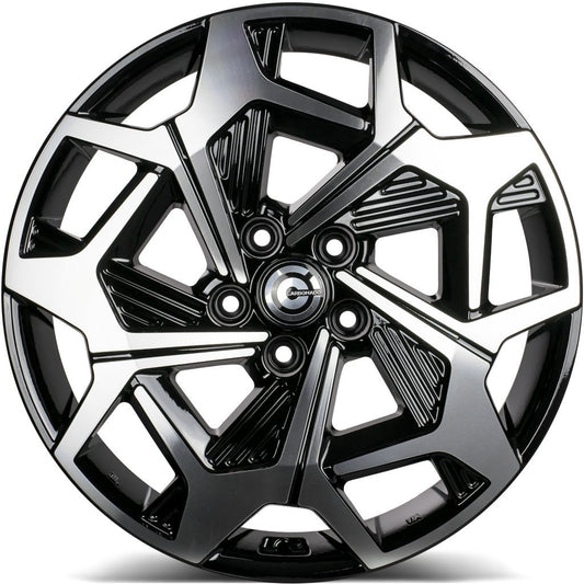 Janta aliaj Carbonado BULLET 7.5x19 5x114.3 et49 Black Front Polished