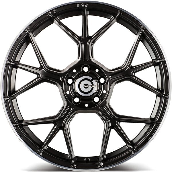 Janta aliaj Carbonado Chief 8.5x20 5x112 et35 MBLP - Deep Matt Black Lip Polished