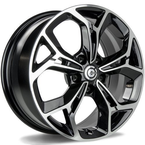 Janta aliaj Carbonado Direction 7x17 5x114.3 et40 Black Front Polished