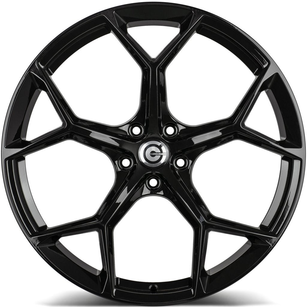 Janta aliaj Carbonado FANCY 9.5x22 5x112 et25 Black Glossy