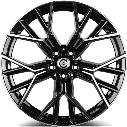 Janta aliaj Carbonado Fast 8.5x20 5x112 et28 FP - Black Front Polished