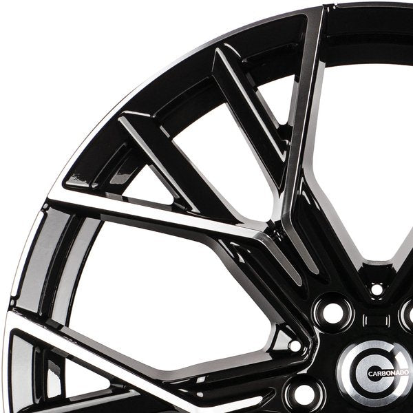 Janta aliaj Carbonado Fast 9.5x20 5x112 et35 FP - Black Front Polished