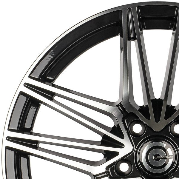 Janta aliaj Carbonado Ground 7.5x19 5x114.3 et40 FP - Black Front Polished