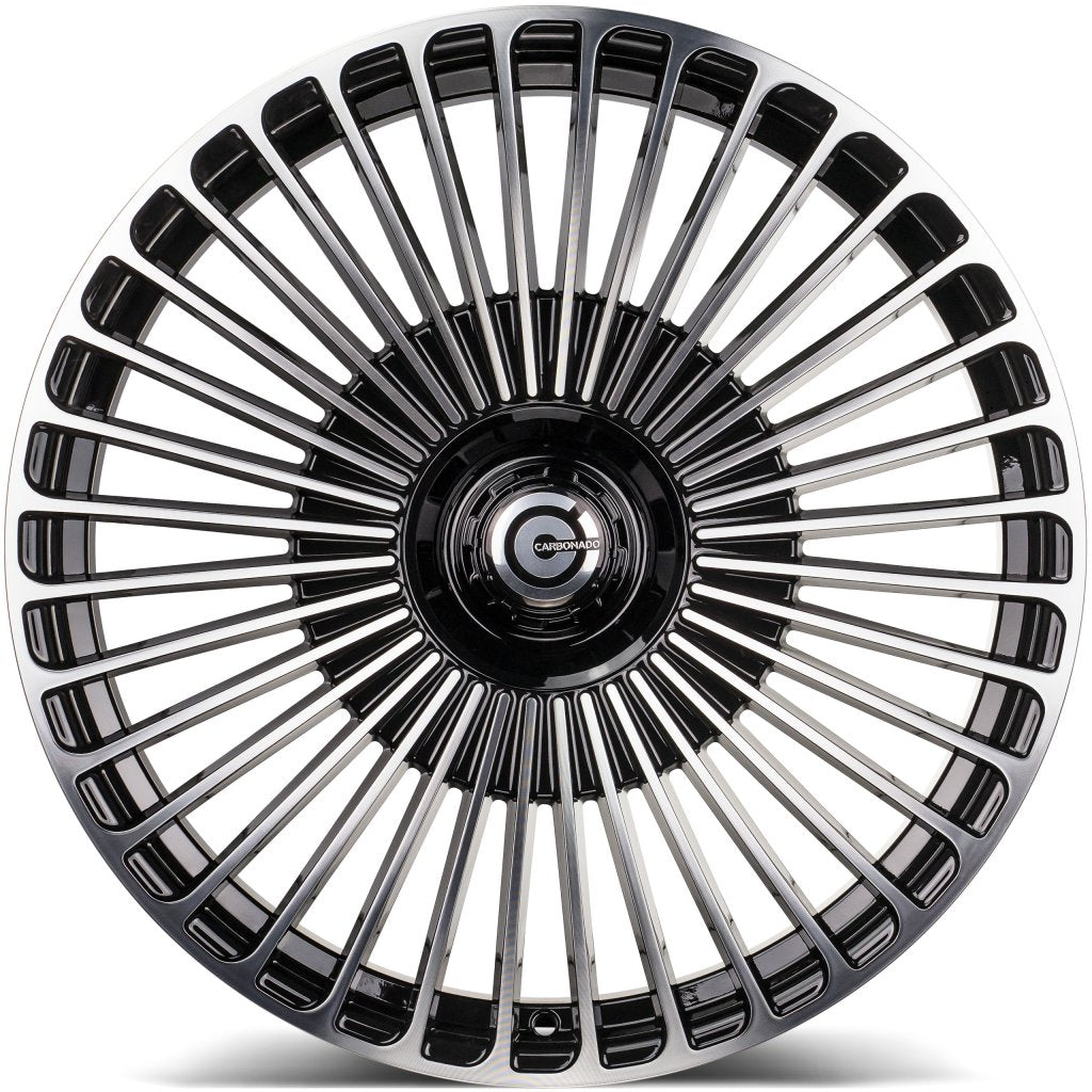 Janta aliaj Carbonado Hurricane 10x21 5x112 et50 Black Front Polished