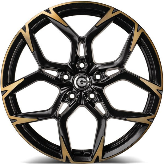 Janta aliaj Carbonado Monster 8x18 5x112 et40 BCF - Black Half Matt with Cooper Front
