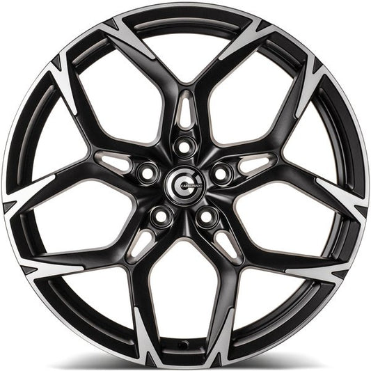 Janta aliaj Carbonado Monster 8x18 5x112 et40 BFP - Black Half Matt Polished