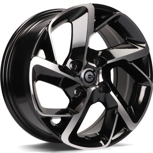 Janta aliaj Carbonado Nantes 6.5x15 4x108 et25 Black Front Polished