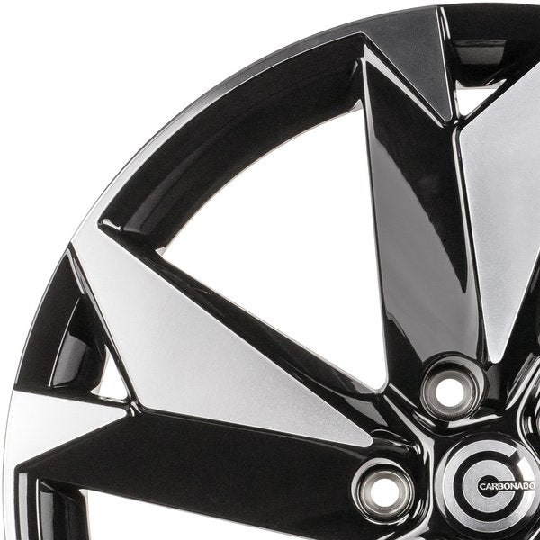 Janta aliaj Carbonado PROGRESSIVE 7.5x18 5x112 et45 Black Front Polished