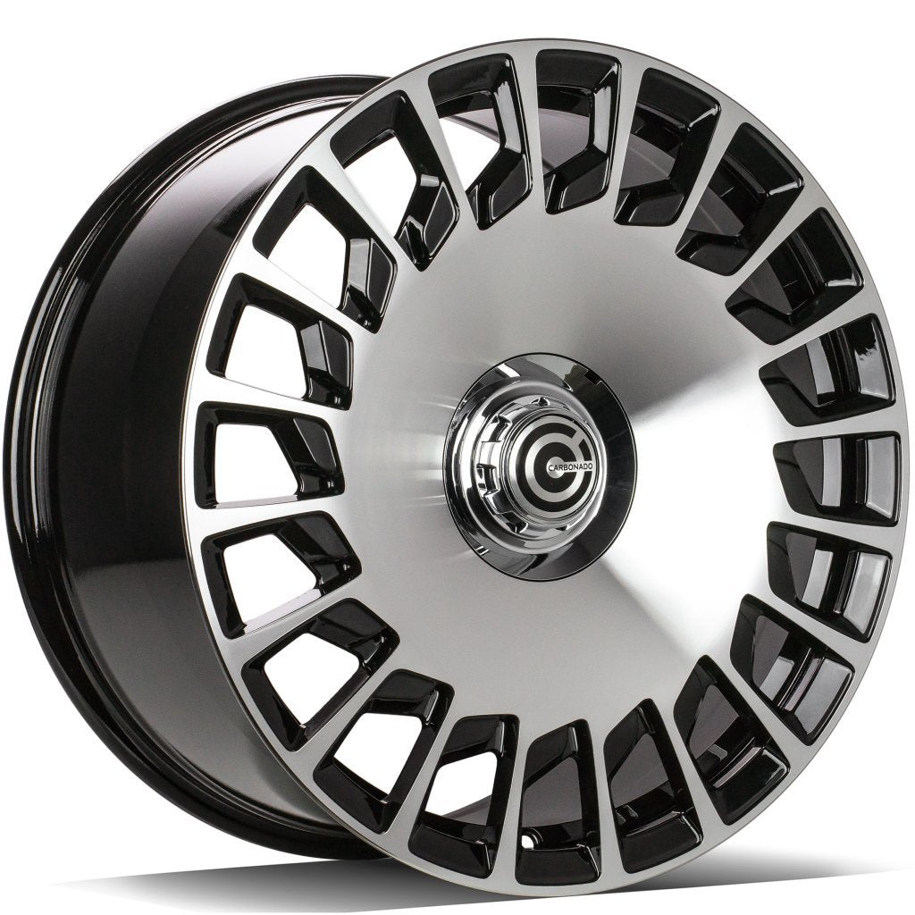 Janta aliaj Carbonado REBELLION 9.5x20 5x112 et45 Black Front Polished