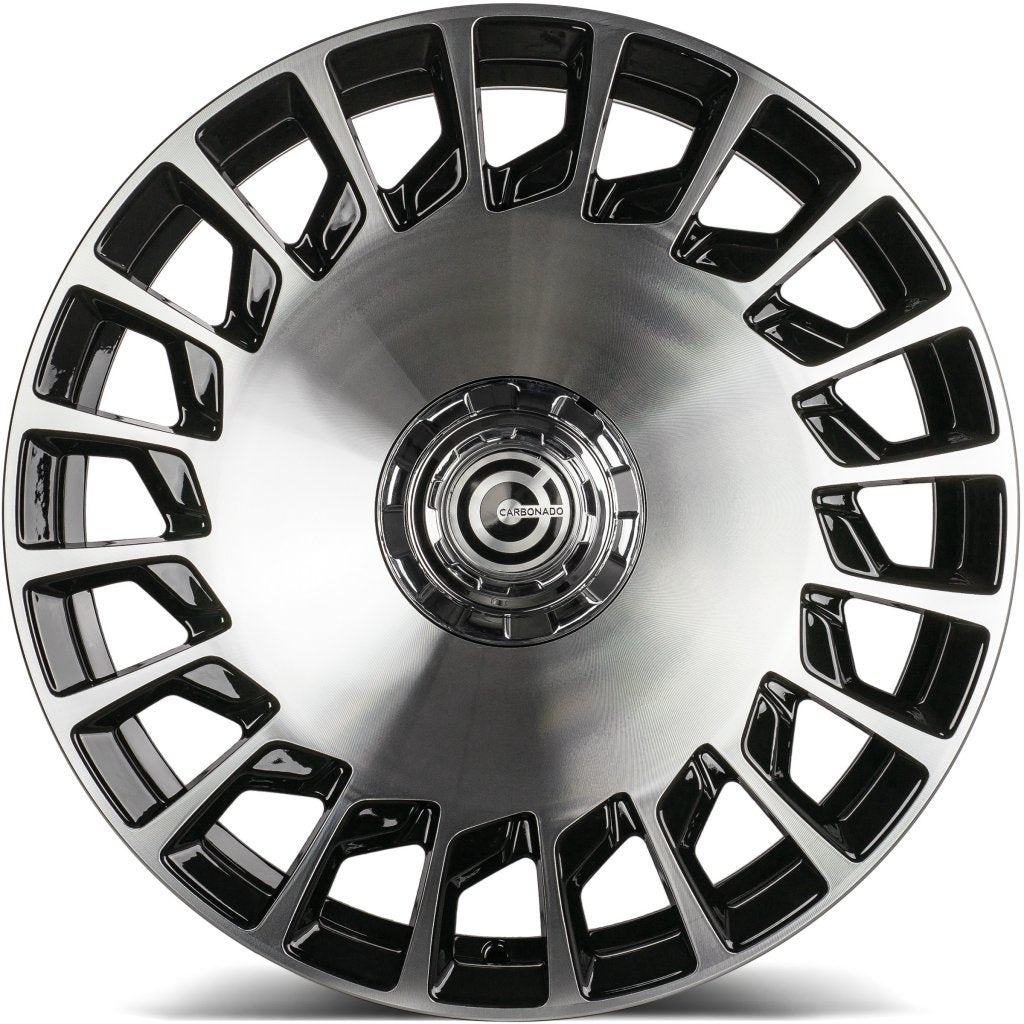 Janta aliaj Carbonado REBELLION 9.5x20 5x112 et45 Black Front Polished