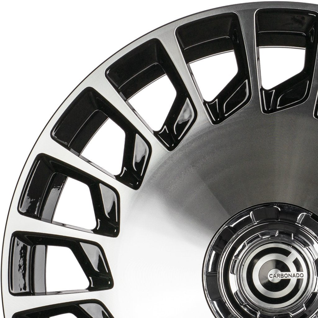 Janta aliaj Carbonado REBELLION 8.5x20 5x112 et35 Black Front Polished
