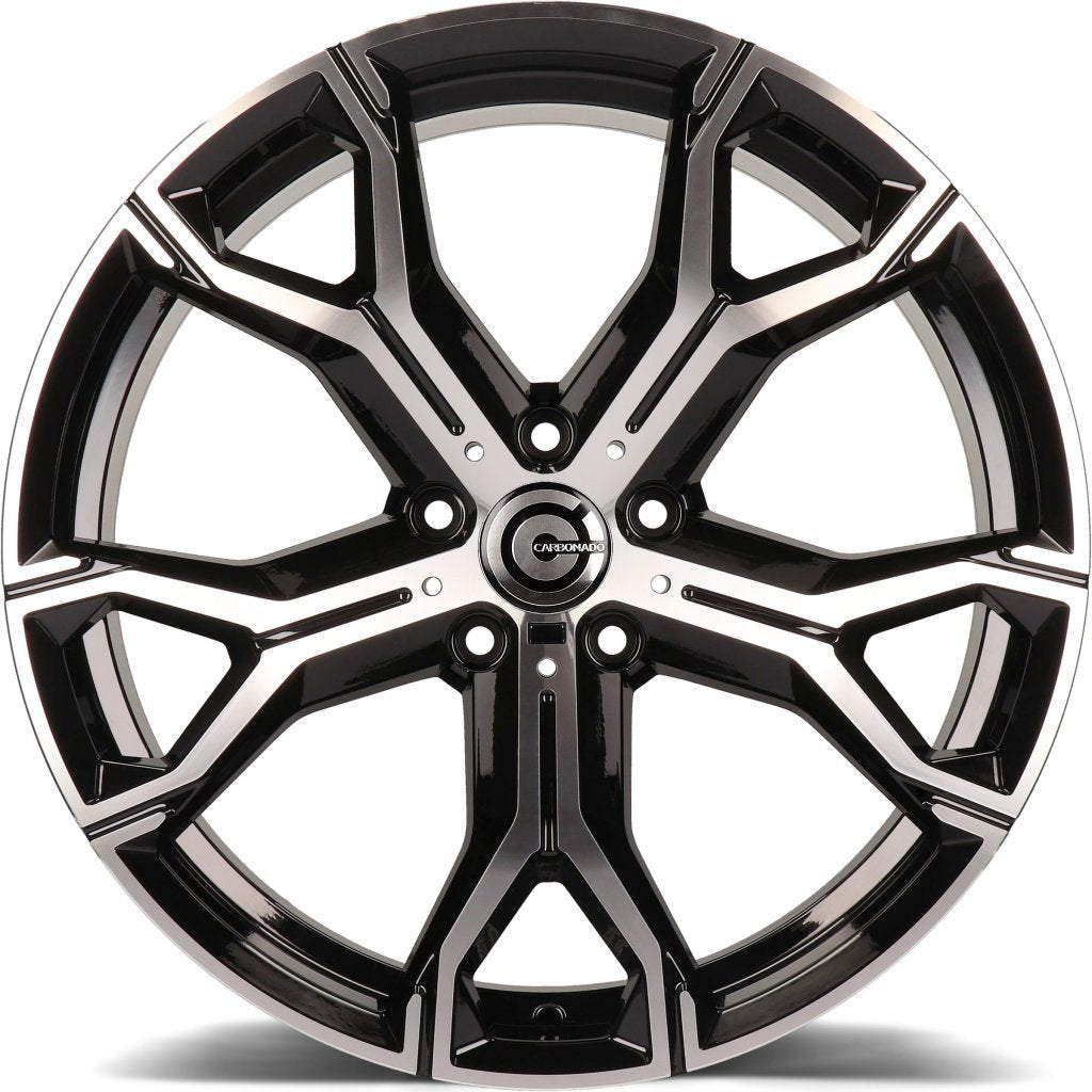 Janta aliaj Carbonado Ring 9.5x21 5x112 et37 Black Front Polished