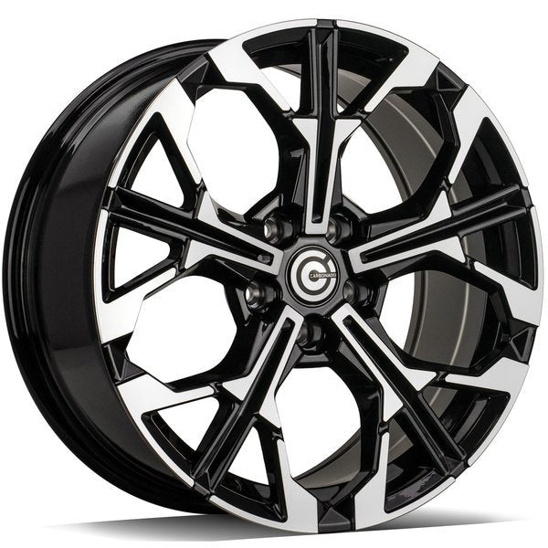 Janta aliaj Carbonado RUNNER 9x19 5x112 et35 Black Front Polished