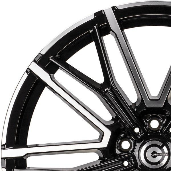 Janta aliaj Carbonado Shade 8x19 5x112 et27 FP - Black Front Polish