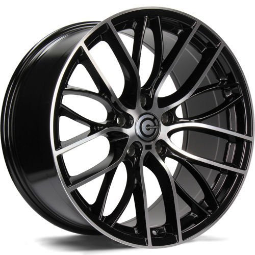 Janta aliaj Carbonado Shine 8x18 5x120 et30 Black Front Polished
