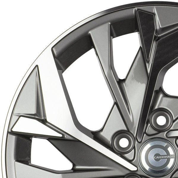 Janta aliaj Carbonado Sonic 7x17 5x114.3 et40 FP - Anthracite Front Polished