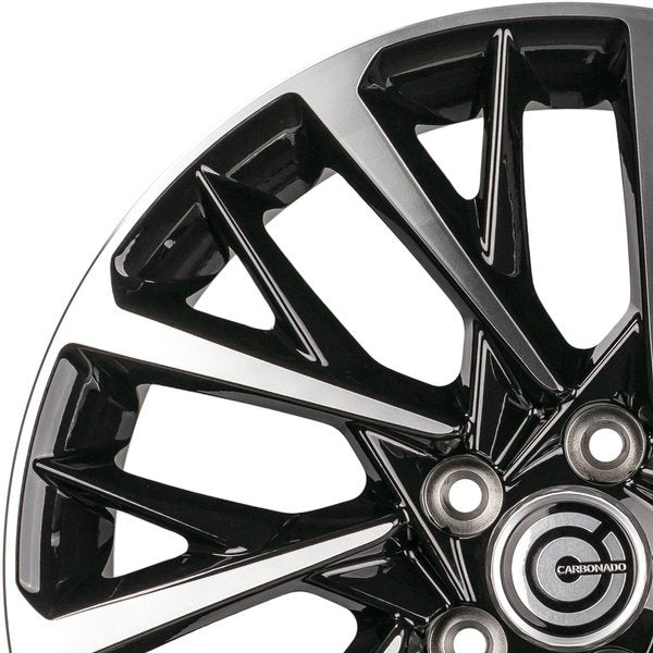 Janta aliaj Carbonado SPACE 7.5x17 5x114.3 et45 Black Front Polished