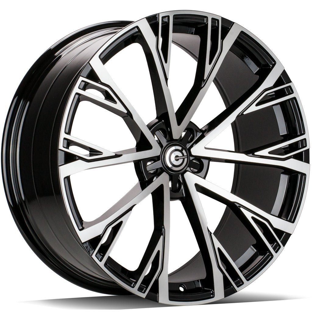 Janta aliaj Carbonado STAR 9x20 5x112 et30 Black Front Polished