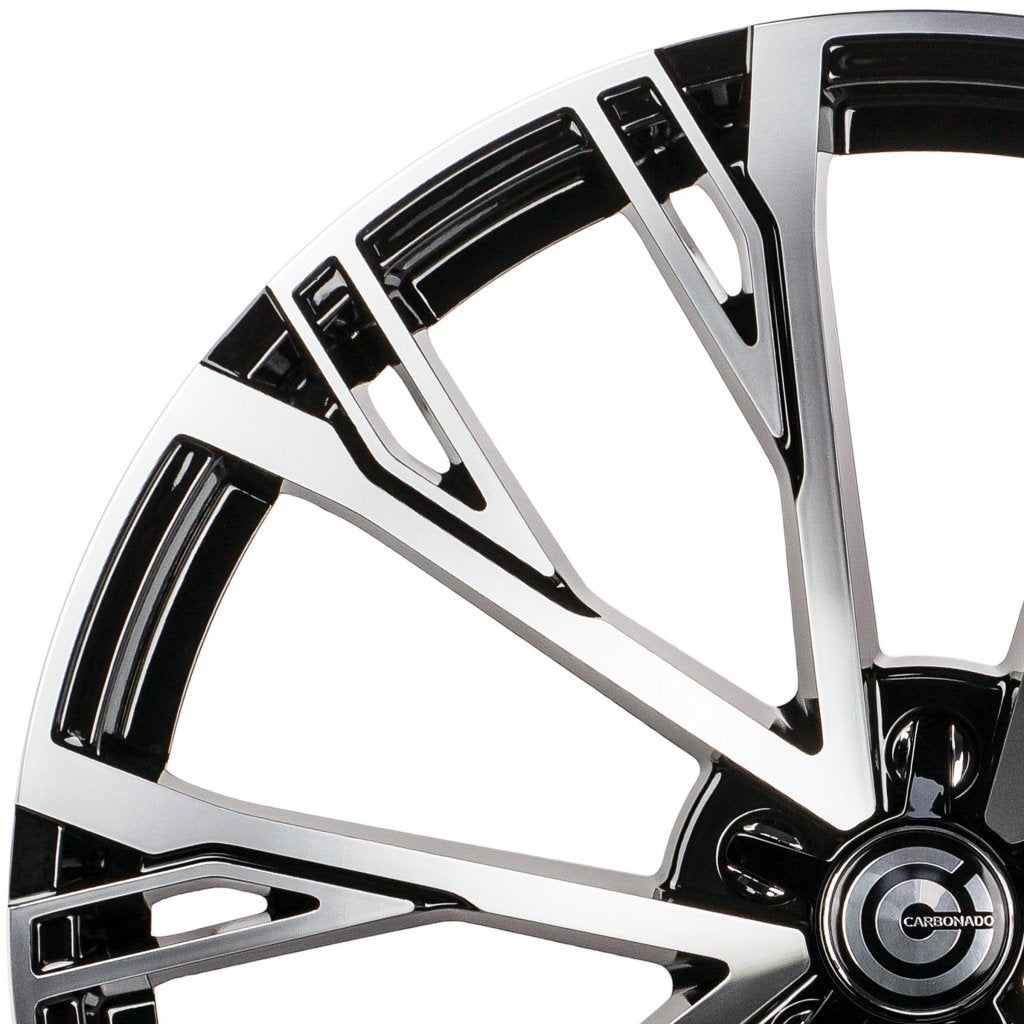Janta aliaj Carbonado STAR 9x20 5x112 et30 Black Front Polished