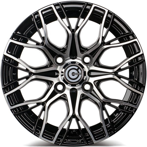 Janta aliaj Carbonado Trailer 5.5x13 4x100 et30 FP - Black Front Polished