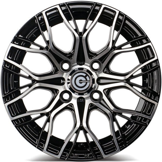 Janta aliaj Carbonado Trailer 5.5x13 4x100 et30 FP - Black Front Polished